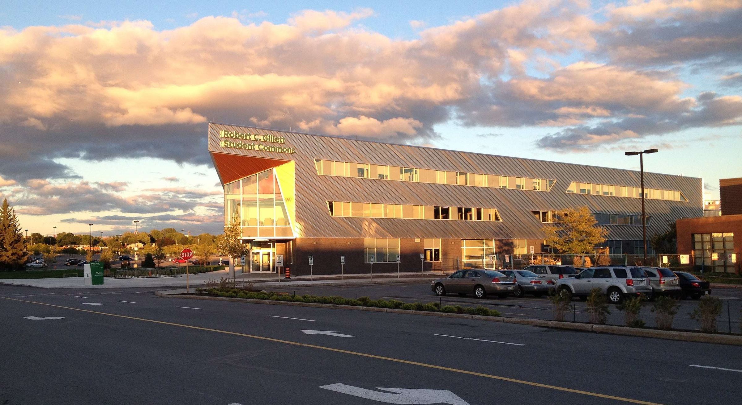 The new Robert C. Gillett Student Commons at Algonquin College