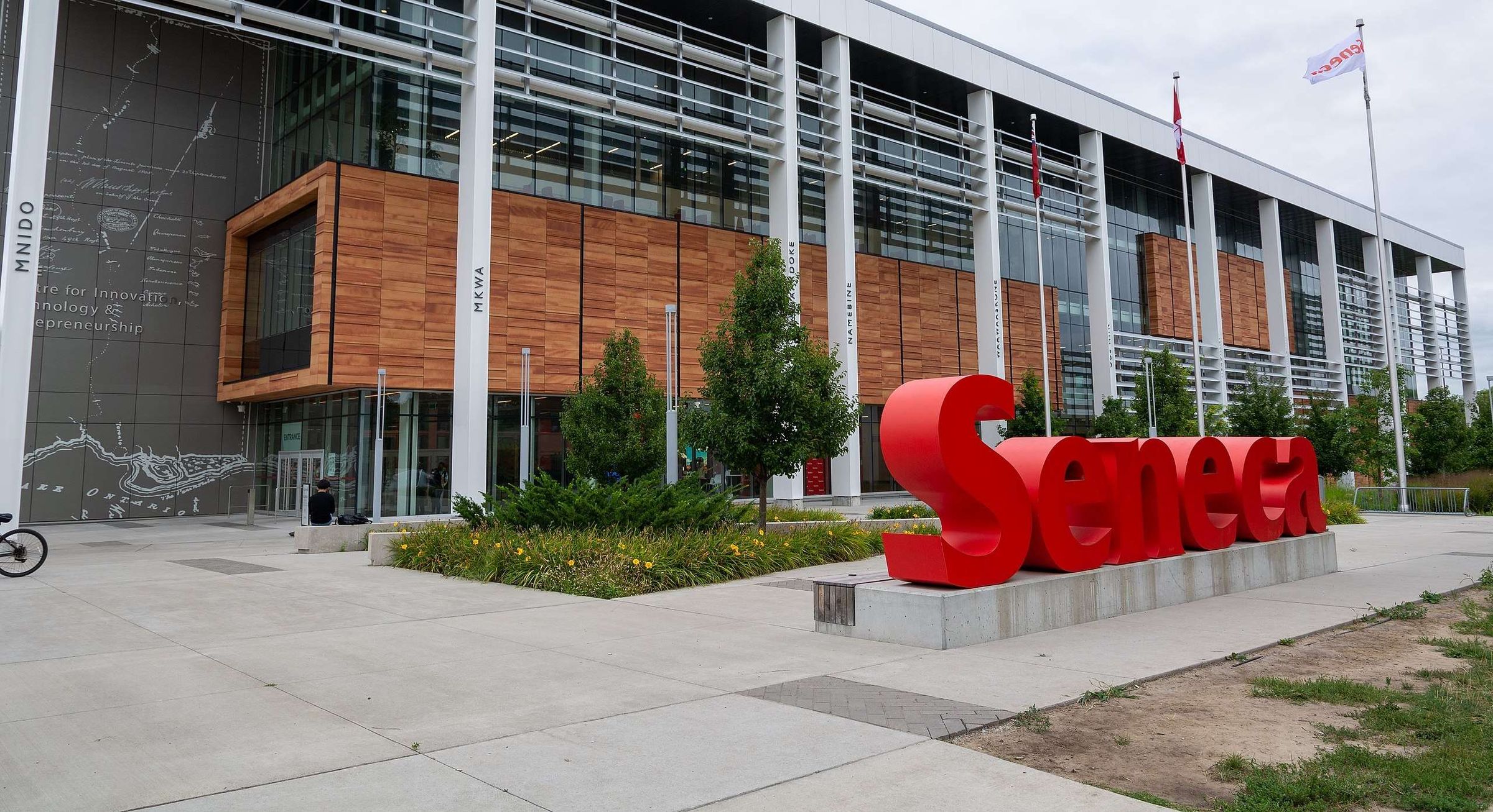 Seneca's Centre for Innovation, Technology and Entrepreneurship building, located at the Newnham Campus of Seneca College.